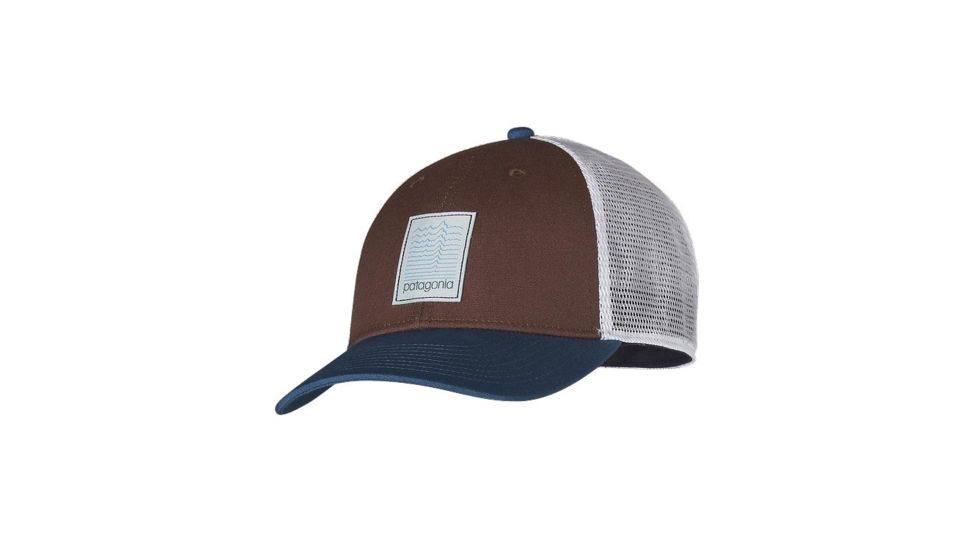 Patagonia Linear Evolution Lo Pro Trucker Hat - Men's-Pinecone Brown