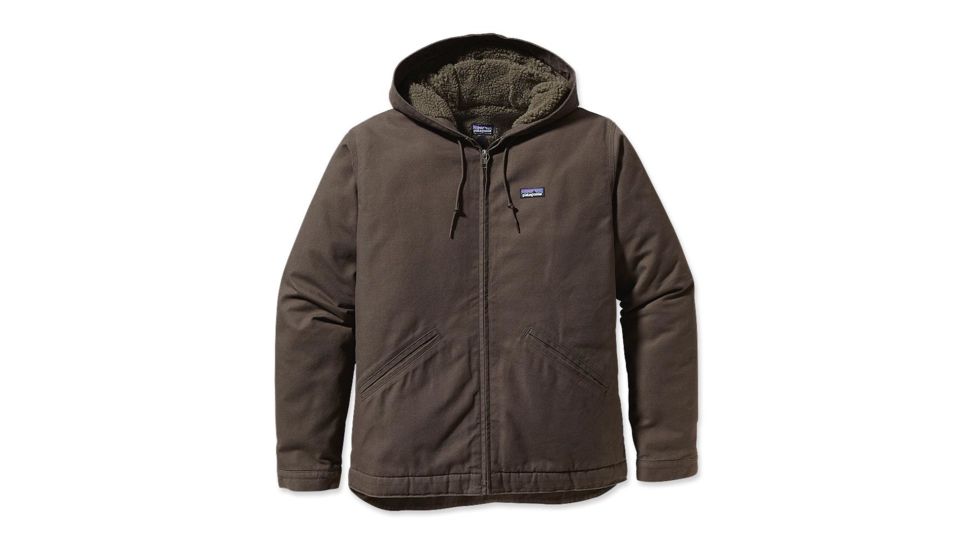 Patagonia Lined Canvas Hoody - Men's-Dark Walnut-Medium