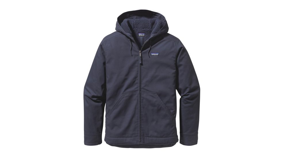 Patagonia Lined Canvas Hoody - Mens-Smolder Blue-Large
