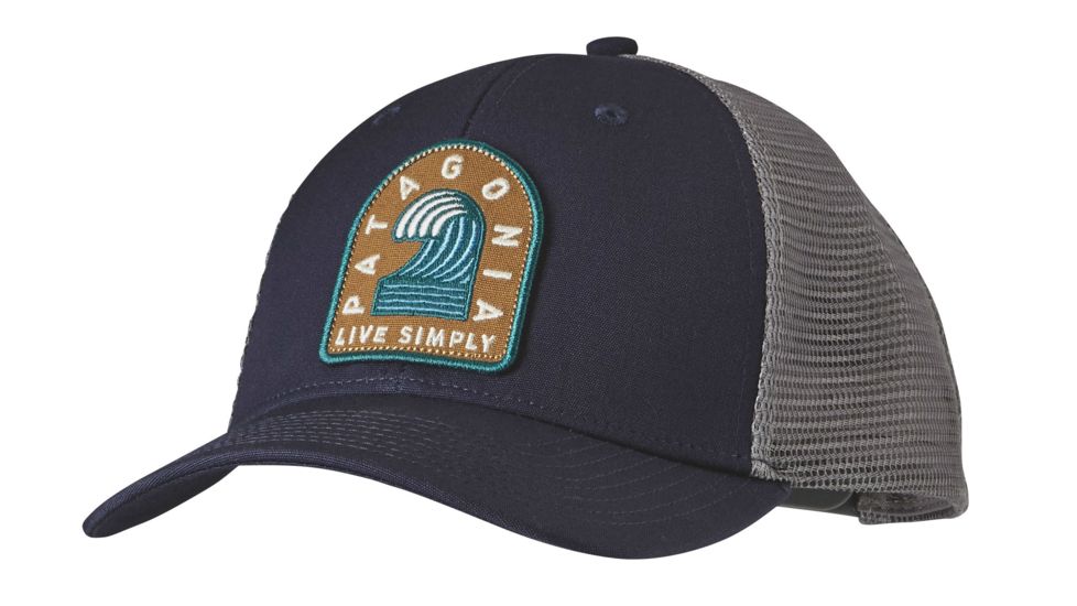 Patagonia Live Simply Breaker Badge Trucker Hat - Men's-Navy Blue