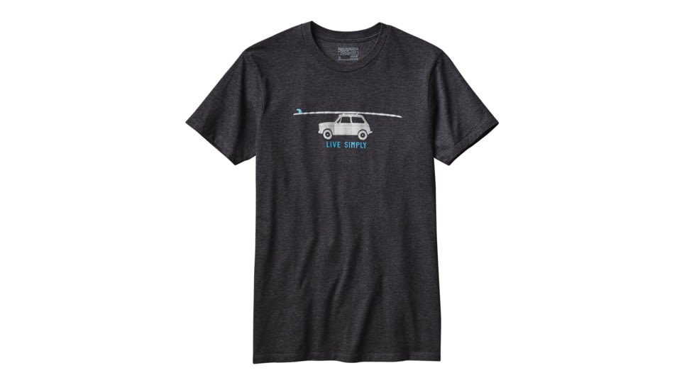 Patagonia Live Simply Glider Cotton/Poly T-shirt - Men's-Black-Large