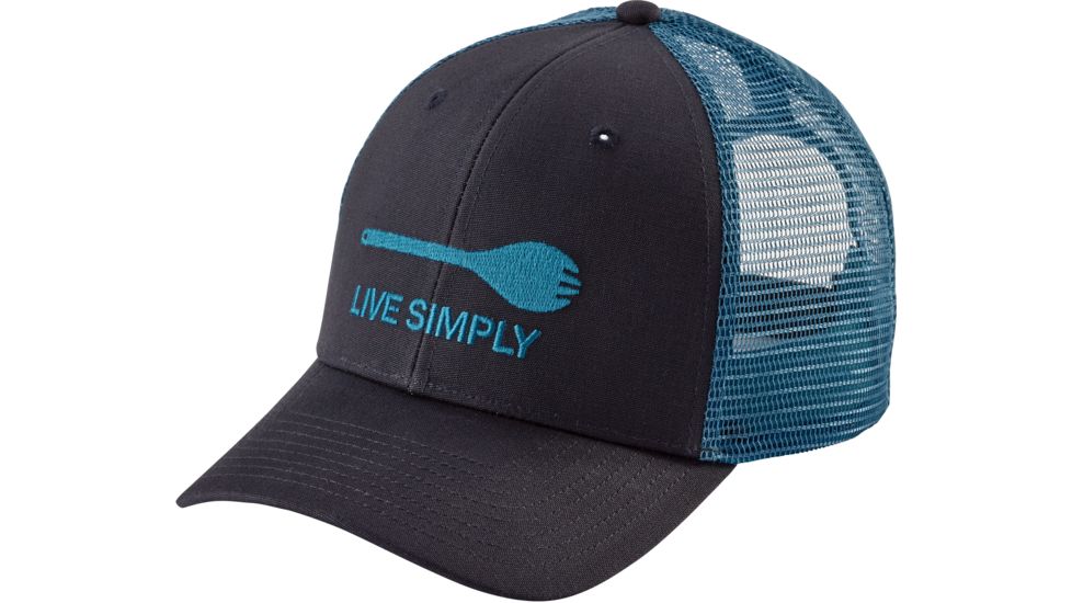 Patagonia Live Simply Spork Trucker Hat-Smolder Blue