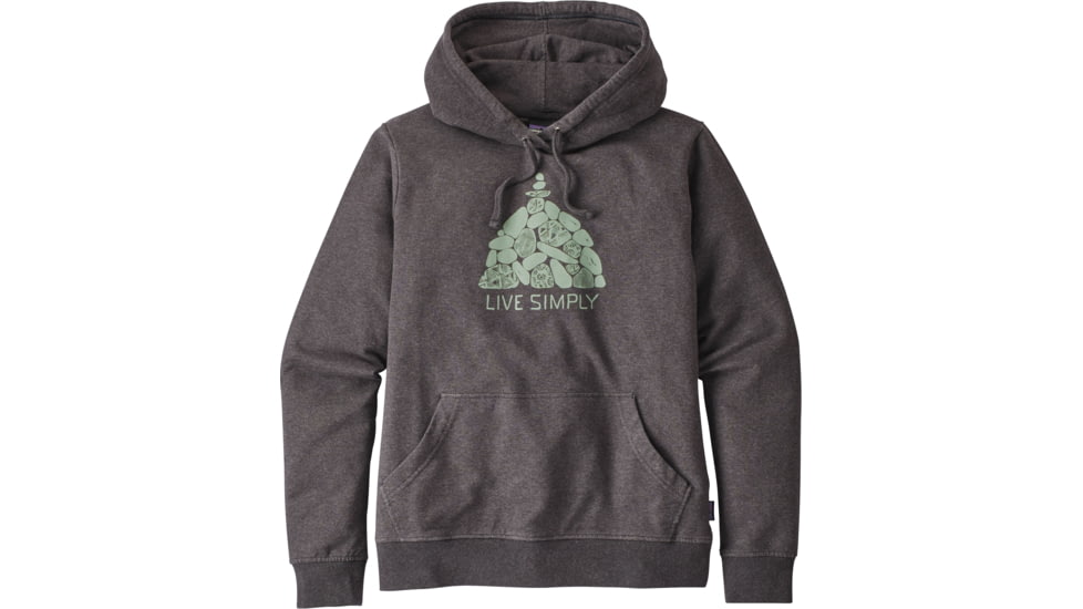 Patagonia Live Simply Summit Stones Midweight Hoody - Women's-Black-X-Small