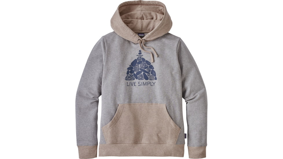 Patagonia Live Simply Summit Stones Midweight Hoody - Women's-Feather Grey-X-Small