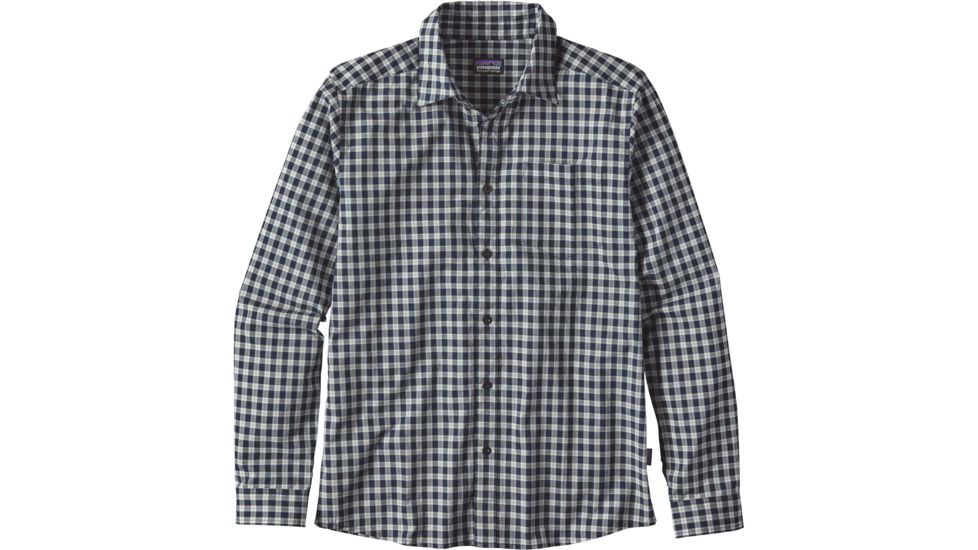 Patagonia Long Sleeve Fezzman Shirt - Men's-Diver Small/Navy Blue-Medium