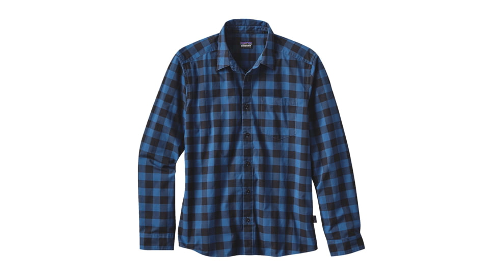 Patagonia Long Sleeve Fezzman Shirt - Men's-P Bunyan/Glass Blue-Large