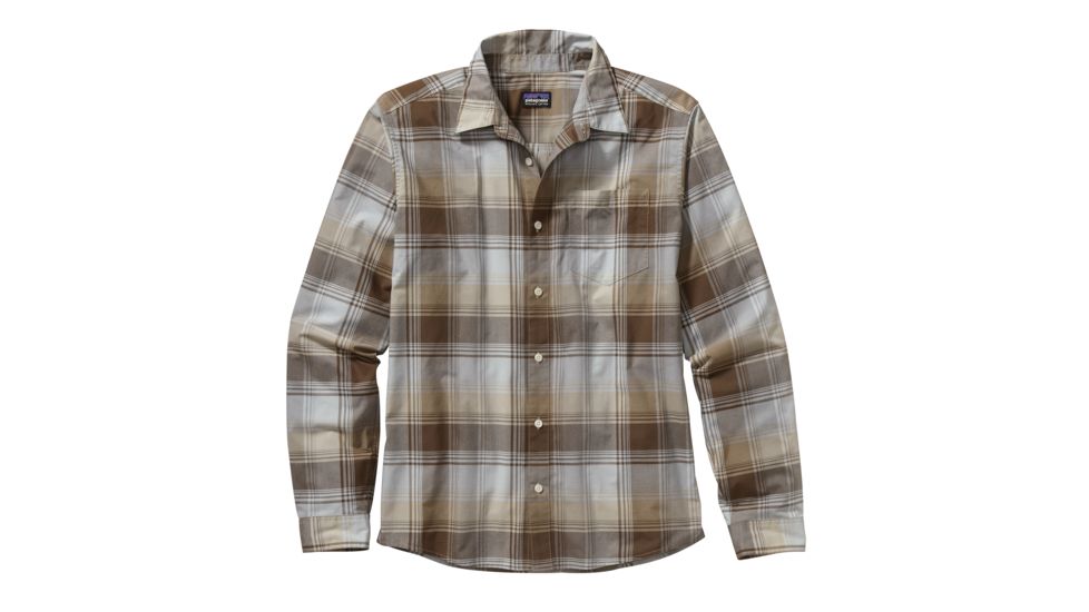 Patagonia Long Sleeve Fezzman Shirt - Mens-Wild Lands/El Cap Khaki-Large