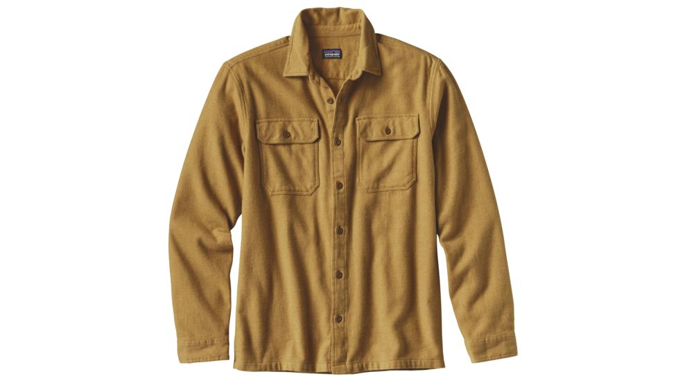 Patagonia Long Sleeve Fjord Flannel Shirt - Men's-Oaks Brown-Medium