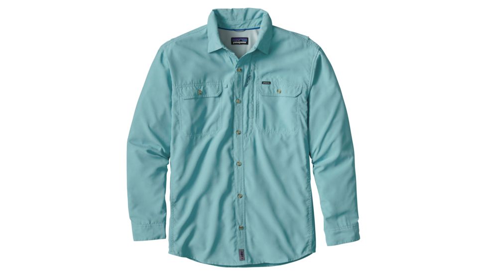 Patagonia Long Sleeve Sol Patrol II Shirt - Men's -Modern Blue-Small