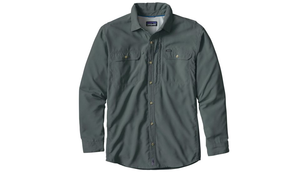 Patagonia Long Sleeve Sol Patrol II Shirt - Men's -Nouveau Green-X-Large