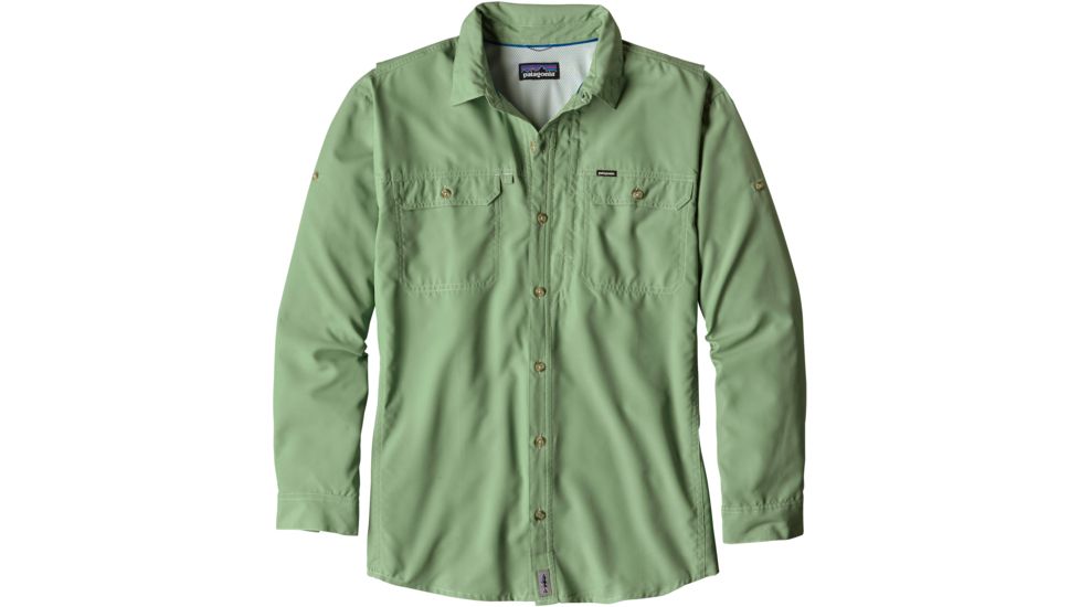 Patagonia Long Sleeve Sol Patrol II Shirt - Men's -Transit Green-Small