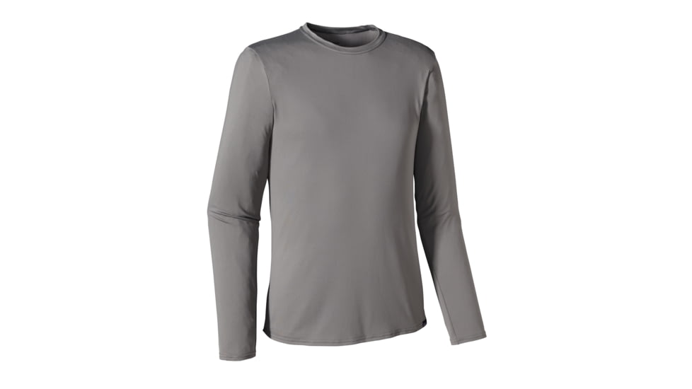 Patagonia Long-Sleeved Capilene Daily T-Shirt - Mens-Feather Grey-Large
