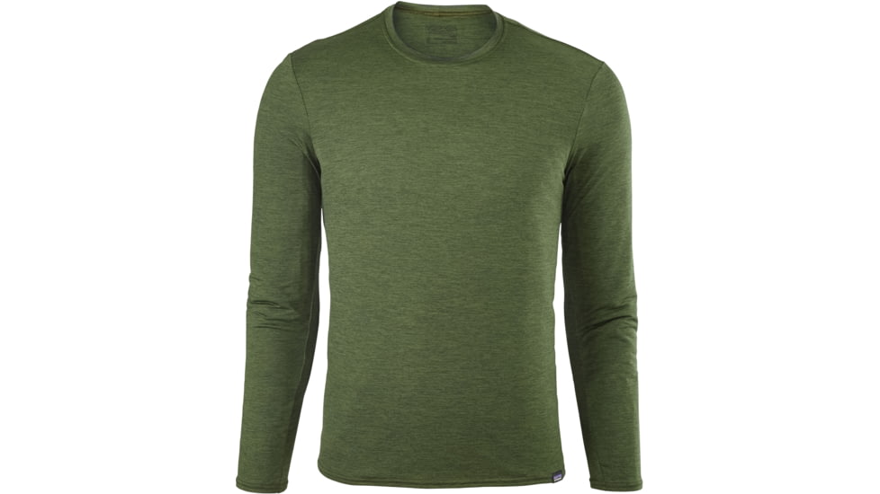 Patagonia Long-Sleeved Capilene Daily T-Shirt - Men's-Glades Green/Carbon X-Dye-X-Large
