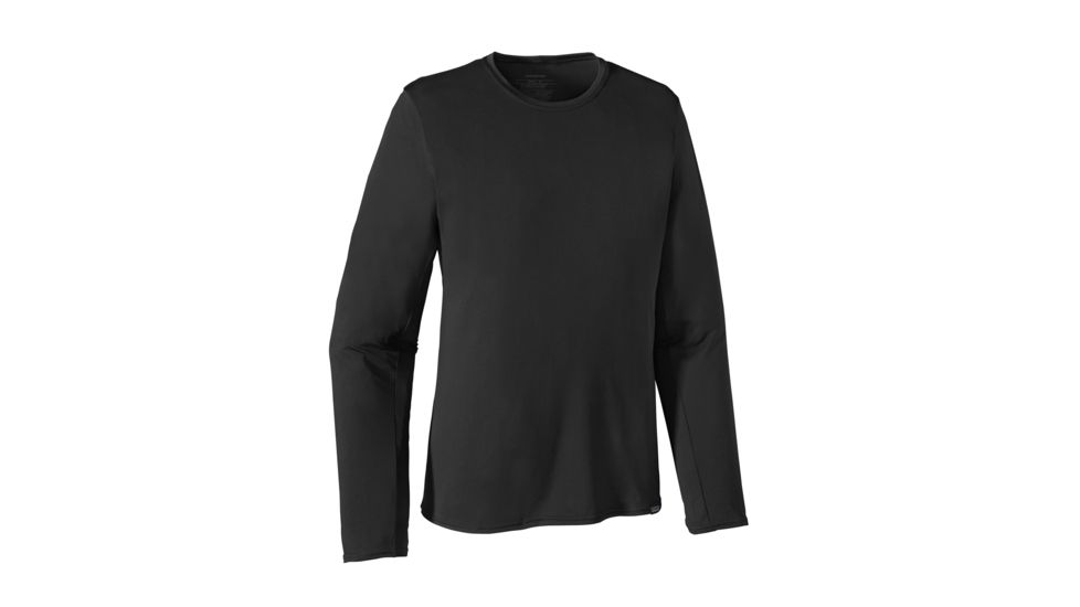 Patagonia Long-Sleeved Capilene Daily T-Shirt - Mens-Black-Clearance-Small