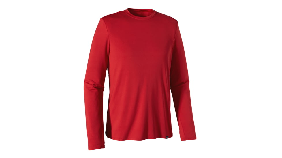 Patagonia Long-Sleeved Capilene Daily T-Shirt - Mens-Classic Red-Large