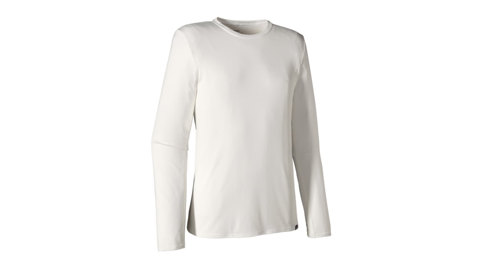 Patagonia Long-Sleeved Capilene Daily T-Shirt - Mens-White-Small