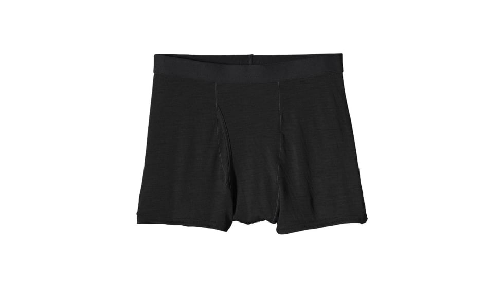Patagonia Merino 1 Silkweight Boxer Brief - Men's-Black-Small