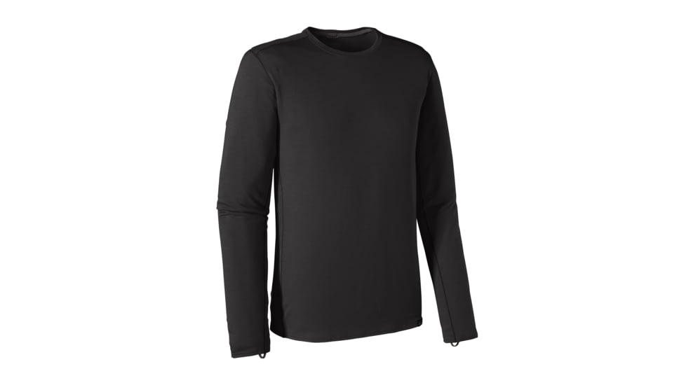 Patagonia Merino Midweight Crew - Mens-Black-Large