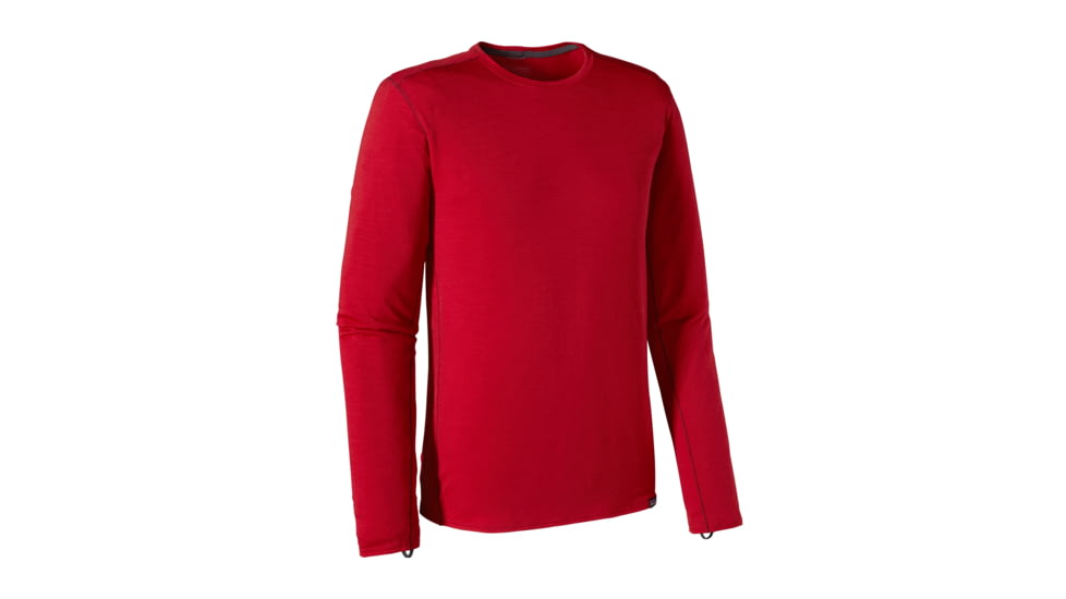 Patagonia Merino Midweight Crew - Mens-Classic Red-Large