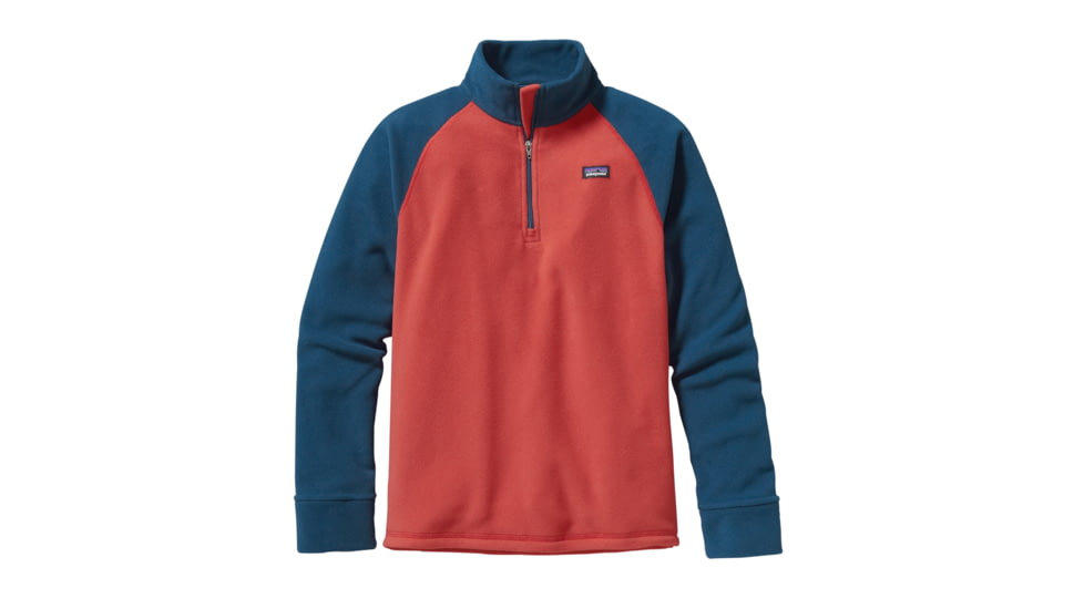 Patagonia Micro D 1/4 Zip Pullover - Boys-Sumac Red-Large
