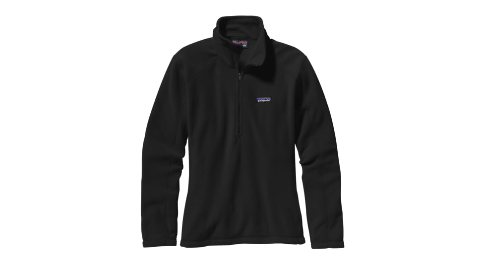 Patagonia Micro D 1/4 Zip - Women's-Black-X-Small