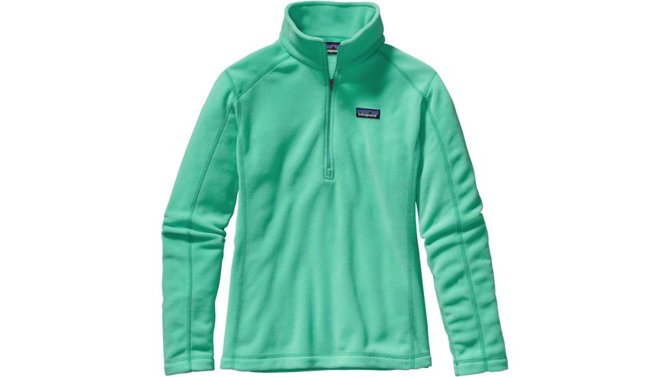 Patagonia Micro D 1/4 Zip - Women's-Galah Green-Large