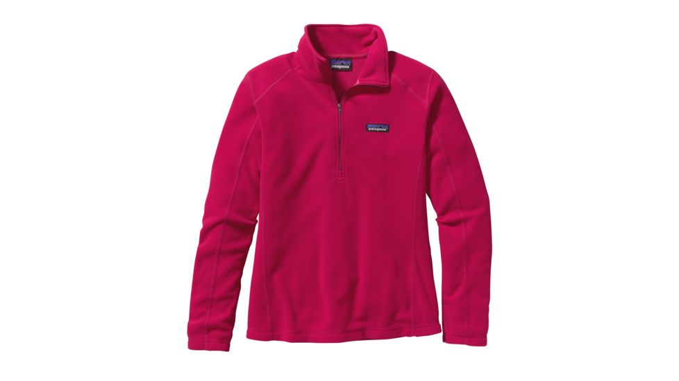 Patagonia Micro D 1/4 Zip - Womens-Portofino Pink-Large
