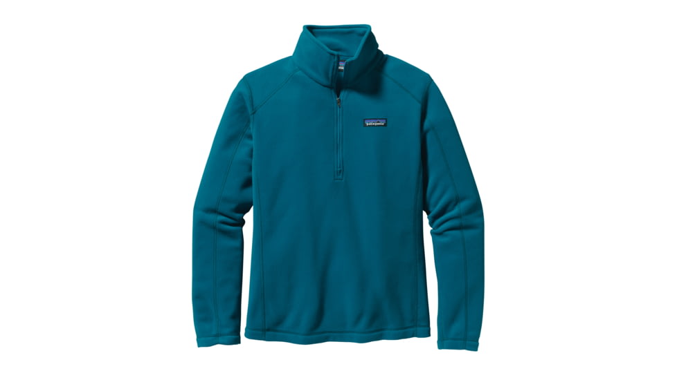 Patagonia Micro D 1/4 Zip - Womens-Underwater Blue-Medium