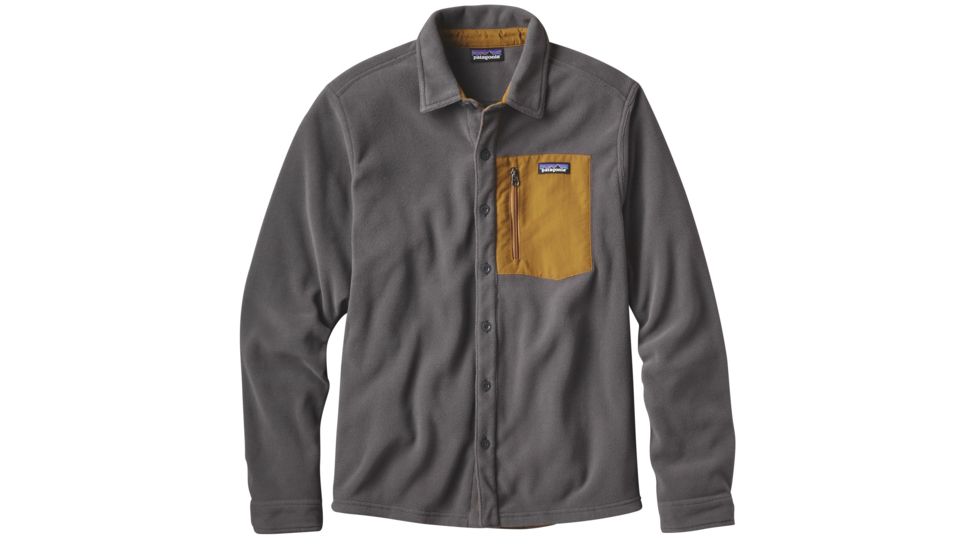 Patagonia Micro D Fleece Shirt - Men's -Forge Grey-Large