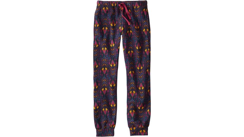 Patagonia Micro D Snap-T Bottoms - Girl's -X-Large-Tipikat/Navy Blue