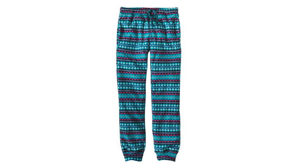 Patagonia Micro D Snap-T Bottoms - Girl's -Large-Diamond Stripe/Magic Pink