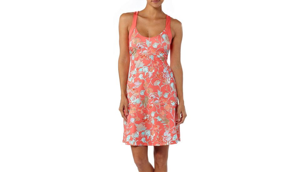 Patagonia Morning Glory Dress - Women's-Firey Vines/Coral-X-Small