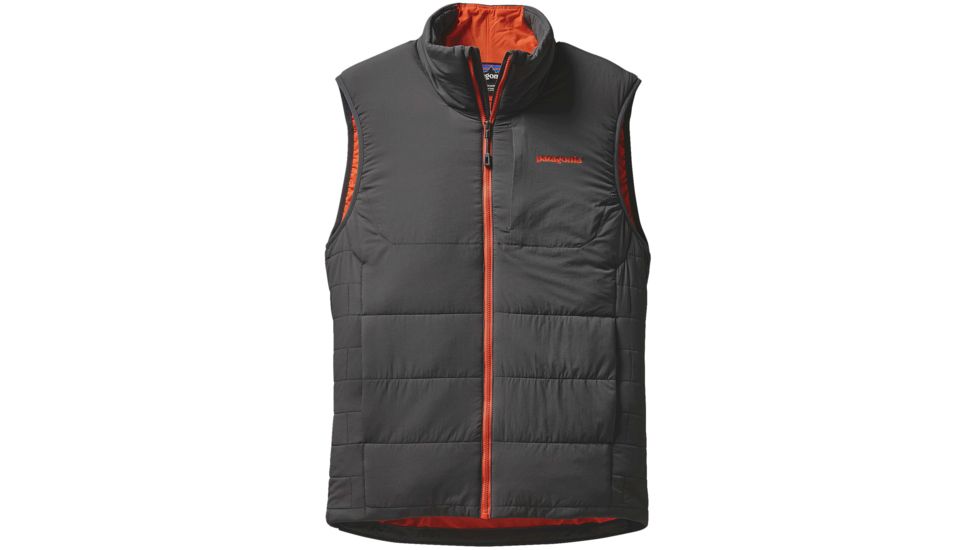 Patagonia Nano-Air Vest - Men's-Forge Grey/Cusco Orange-Large