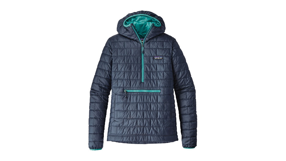 Patagonia Nano Puff Bivy Pullover - Women's-Navy Blue/Strait Blue-Small