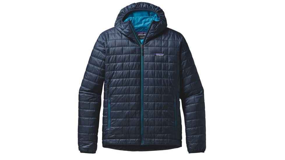 Patagonia Nano Puff Hoody - Men's-Large-Navy Blue