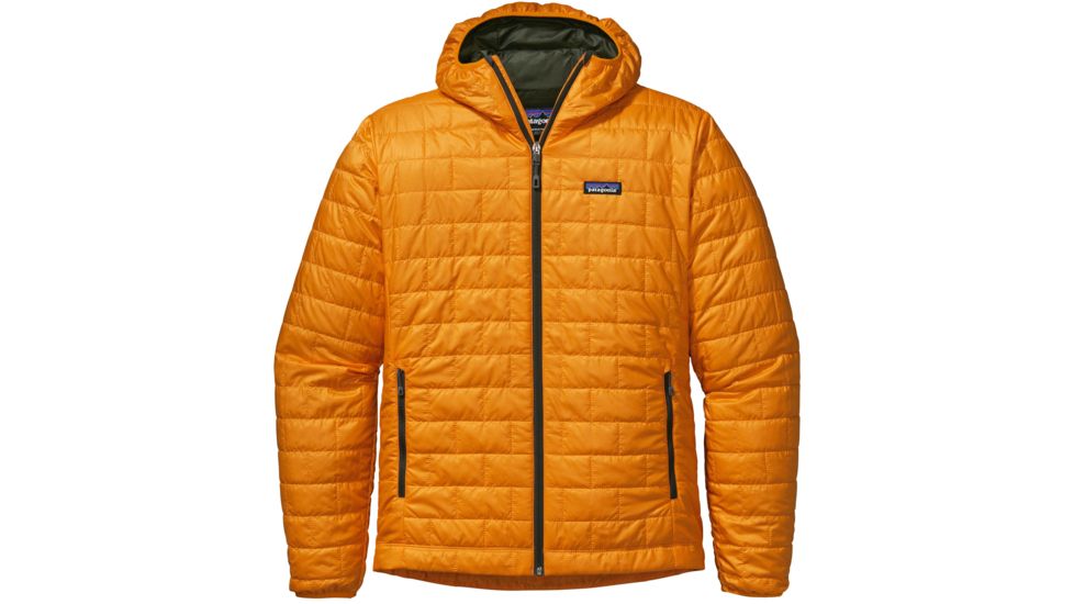 Nano Puff Hoody - Mens-Sporty Orange-X-Large