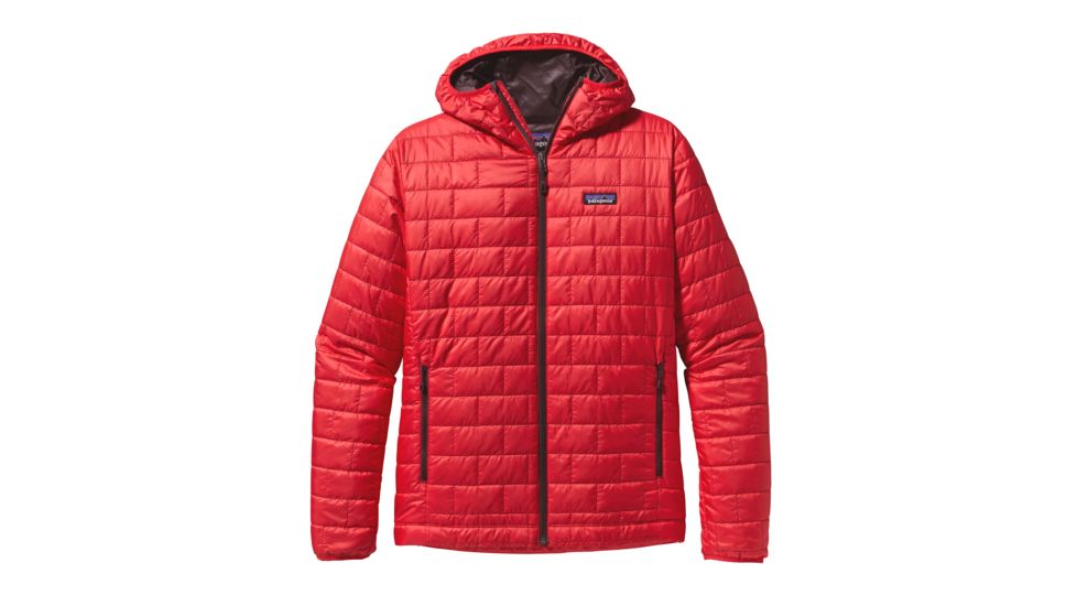 Patagonia Nano Puff Hoody - Mens-Large-French Red