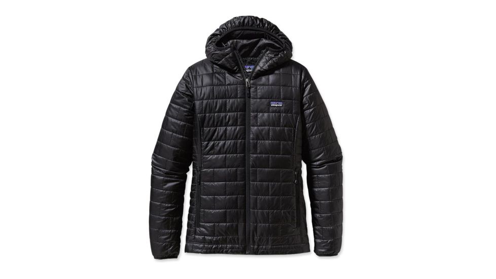 Patagonia Nano Puff Hoody - Womens-Black-X-Small (Clearance)