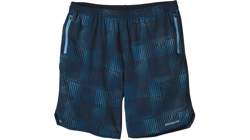 Nine Trails 8 in Shorts - Mens-Shadow Pop Chop/Navy Blue-8 in-Large