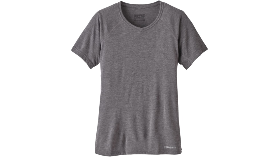 Patagonia Nine Trails Short Sleeve Shirt - Women's-Black-Large