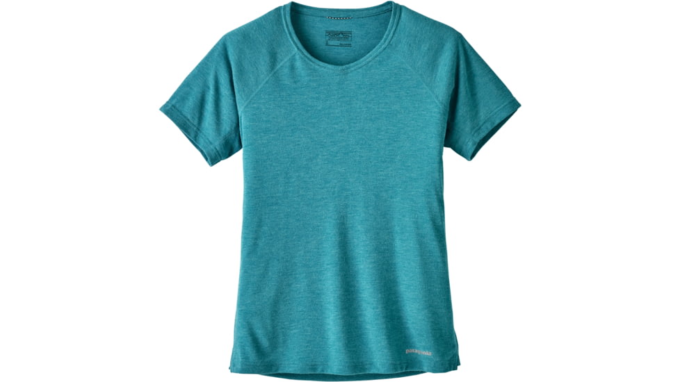 Patagonia Nine Trails Short Sleeve Shirt - Women's-Elwha Blue-Large