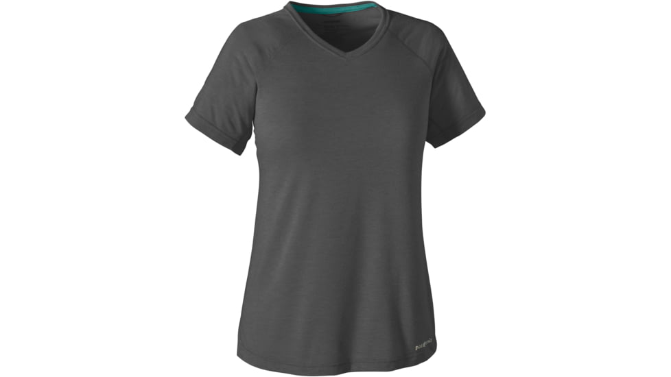 Patagonia Nine Trails Short Sleeve Shirt - Women's-Ink Black-Large