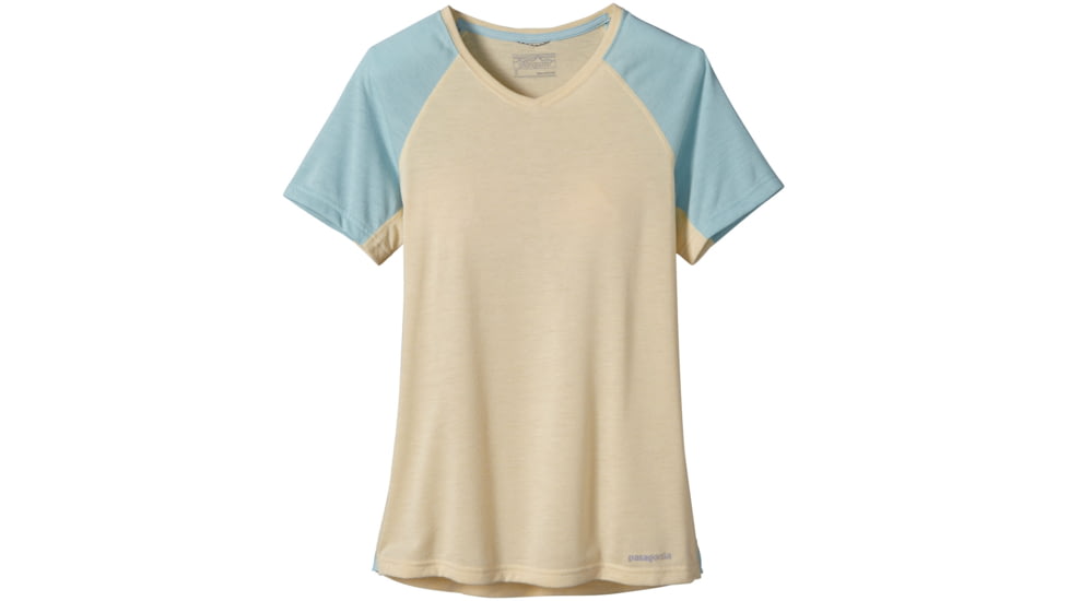 Nine Trails Short Sleeve Shirt - Womens-Light Sesame-Small