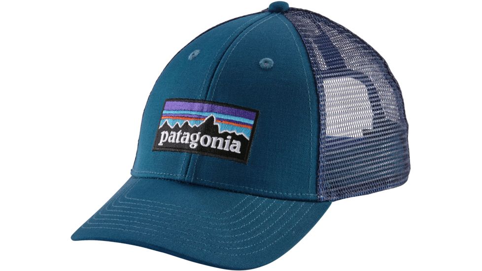 Patagonia P-6 Logo LoPro Trucker Hat - Men's-Big Sur Blue-One Size