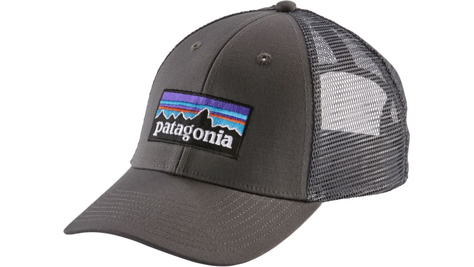 Patagonia P-6 Logo LoPro Trucker Hat - Men's-Forge Grey-One Size