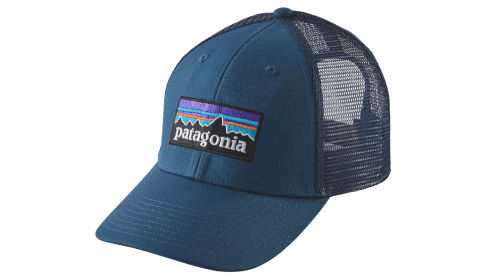 Patagonia P-6 Logo LoPro Trucker Hat - Men's-Glass Blue-One Size