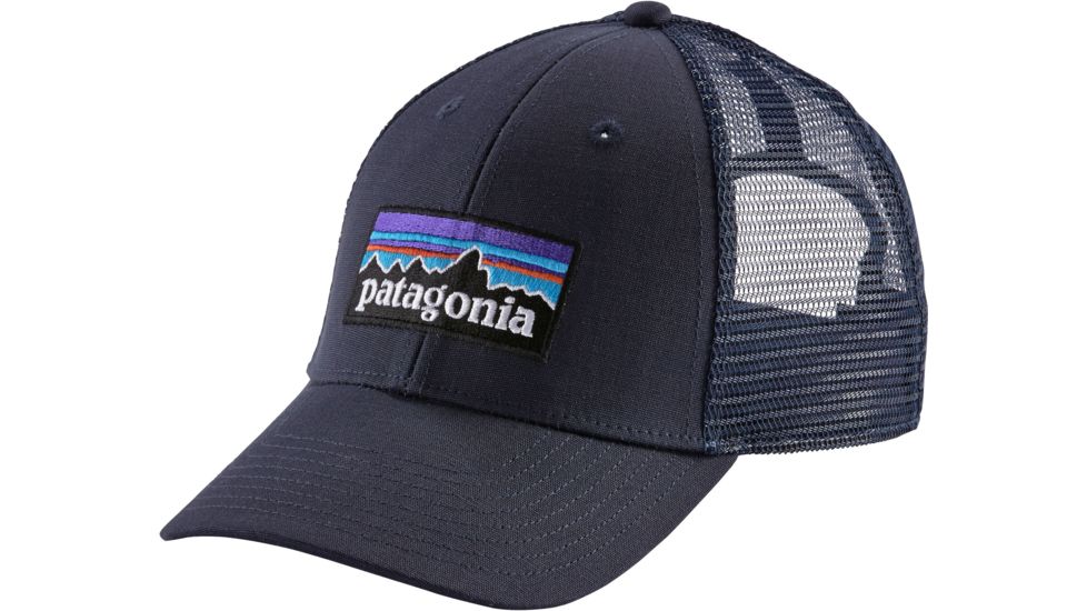 Patagonia P-6 Logo LoPro Trucker Hat - Men's-Navy Blue/Navy Blue-One Size