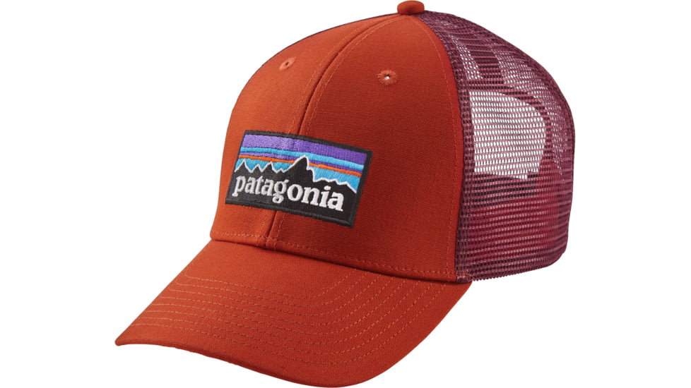 Patagonia P-6 Logo LoPro Trucker Hat - Men's-Roots Red-One Size