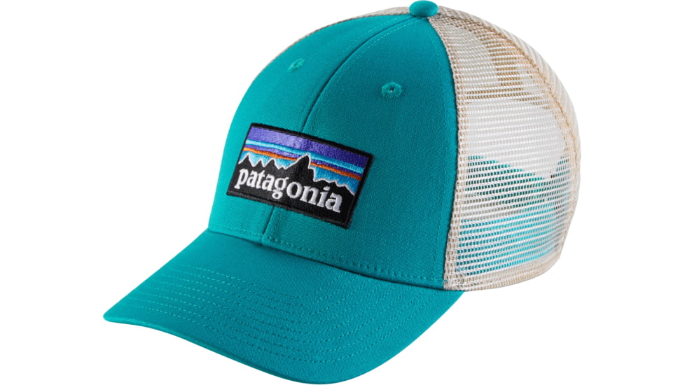Patagonia P-6 Logo LoPro Trucker Hat - Men's-True Teal-One Size
