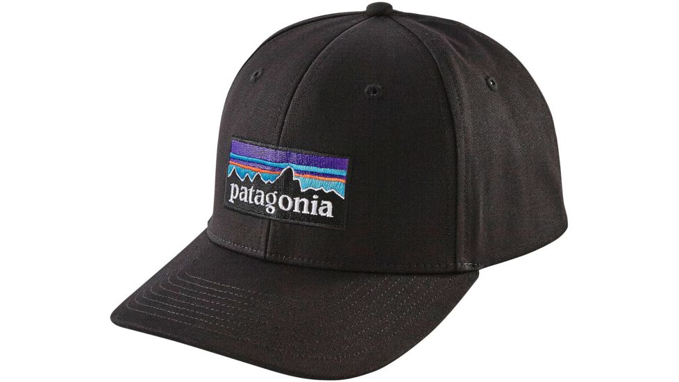 Patagonia P-6 Logo Roger That Hat-Black-One Size